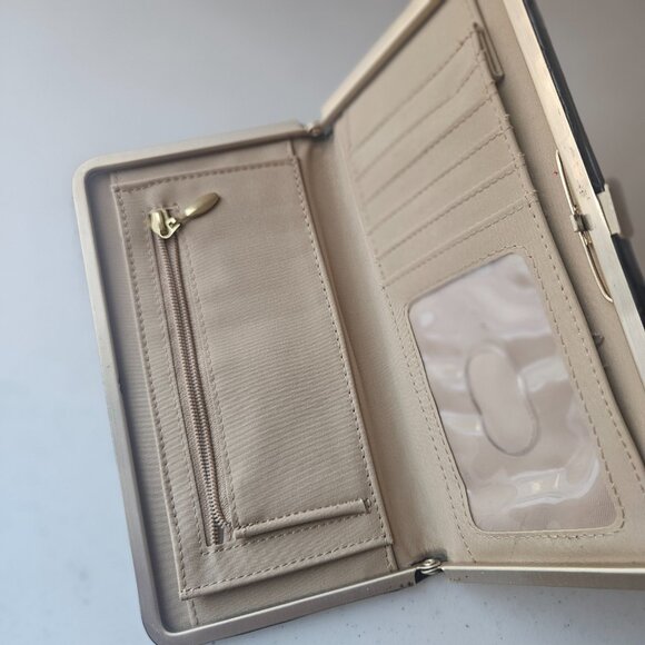 NWT Brahmin Frame Clutch Wallet Black Melbourne Y2K - Picture 5 of 5